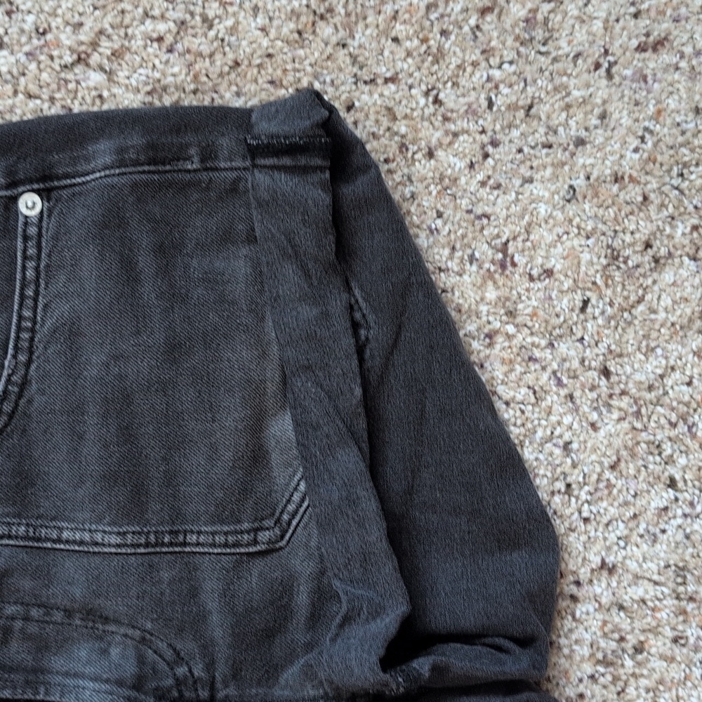Free People We The Free Black Denim Shorts Sz 27 - Picture 4 of 14